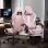 Cadeira Gaming GTPLAYER Ergonómica Ajustável Tecido Respirável Rosa