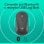 Souris Logitech Signature M550 L Bluetooth 6 boutons Gris silencieuse
