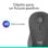 Souris Logitech Signature M550 L Bluetooth 6 boutons Gris silencieuse