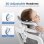 Silla Ergonómica GTPLAYER Ajustable Reposacabezas 3D Soporte Lumbar 3D Reposabrazos Plegables Gris