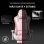 Silla Gaming GTPLAYER Ergonomic Bluetooth Reposapiés Rosa