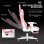 Silla Gaming GTPLAYER Ergonomic Bluetooth Reposapiés Rosa