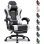 Silla gaming GTPLAYER ergonómica con reposapiés y soporte lumbar