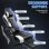 Silla gaming GTPLAYER ergonómica con reposapiés y soporte lumbar