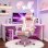 Silla gaming GTPLAYER rosa con reposapiés, soporte lumbar y respaldo reclinable