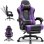 Silla Gaming GTPLAYER Ergonómica Púrpura Cojín XXL Reposapiés 135°