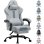 Cadeira Gaming GTPLAYER Ergonómica Ajustável Tecido Respirável Cinzenta