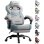 Silla Gaming GTPLAYER Reposabrazos Sincronizados Reclinable 90-155° y Reposapiés