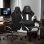 Cadeira Gaming GTPLAYER Ergonomica Giratoria Tecido Respiravel Branco