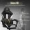 Cadeira Gaming GTPLAYER Ergonomica Giratoria Tecido Respiravel Branco