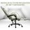 Cadeira Gaming GTPLAYER Ergonomica Giratoria Ajustavel Tecido Respiravel Verde