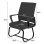Cadeira de Escritorio Rolipo W3301 Estrutura Metal Bracos de Apoio Confortaveis