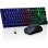 Teclado The G-Lab Combo Oxygen EX membrana sem fios retroiluminado AZERTY