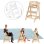 Silla alta Roba Sit Up Click et Fun madera natural