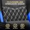 Sedia Gaming GTPLAYER Doppio Schienale Coperchio Rimovibile 150 kg Blu
