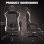 Sedia Gaming GTPLAYER Grande Tessuto Traspirante, Poggiapiedi e Supporto Regolabile