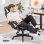 Silla Gaming GTPLAYER Doble Respaldo Reposapiés Funda Desmontable 150kg - Blanco