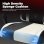 Silla Gaming GTPLAYER Blanco Soporte Lumbar Reposacabezas Ajustable
