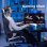 Silla Gaming GTPLAYER Blanco Soporte Lumbar Reposacabezas Ajustable