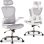 Sedia Gaming GTPLAYER Rete Bianca Regolabile Inclinabile 150 kg