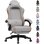 Silla gaming GTPLAYER transpirable con reposapiés y soporte ajustable