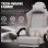 Silla gaming GTPLAYER transpirable con reposapiés y soporte ajustable