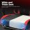 Chaise Gaming GTPLAYER avec Repose-pieds, Support Lombaire Ajustable Rouge