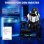 Sedia Gaming GTPLAYER con Poggiapiedi, Supporto Lombare, PVC Bianco