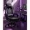 Chaise gaming GTPLAYER Ergonomique Repos-pieds 180 kg Lilas