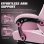 Silla Gaming GTPLAYER Transpirable Rosa con Reposapiés y Respaldo Reclinable