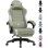 Sedia Gaming GTPLAYER Grande con Poggiapiedi Regolabile Verde