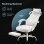 Sedia Gaming GTPLAYER Ergonomica con Poggia-piedi e Braccioli Sincronizzati - Bianco