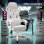 Sedia Gaming GTPLAYER Ergonomica con Poggia-piedi e Braccioli Sincronizzati - Bianco