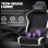 Silla Gaming GTPLAYER Ergonómica con Reposapiés Ajustable y Tela Transpirable