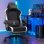 Silla Gaming GTPLAYER Ergonómica con Reposapiés Ajustable y Tela Transpirable