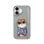 Funda Nimmy Friends Little Hipster Man Gris 3D Bordée pour iPhone 16