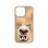 Capa Nimmy Friends Bordada 3D Gato Siamês Castanho para iPhone 16 Pro Max