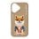 Cover Nimmy Friends Shiba Inu Ricamata 3D Marrone per iPhone 16