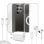 Apokin 7-in-1 Set mit magnetischer Hülle transparent für Galaxy S24 Ultra