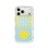 Youngkit Capa Wavy Silicone Creme Azul Branco Compatível MagSafe iPhone 17 Pro