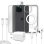 Apokin Pack 7 en 1 Funda Magnétique Transparente et Accessoires pour iPhone 15