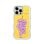 Capa YoungKit Wavy Silicone Branco Uva Morada Compatível MagSafe iPhone 16 Pro