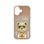 Custodia Nimmy Friends Brown Bear Ricamata 3D Marrone per iPhone 16