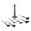 Ustensiles de cuisine AEG 7 pieces nylon et inox