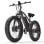E-Bike Lankeleisi MG740PLUS 1000W Akku 48V 20Ah Reifen 26"