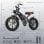 Vélo électrique Jansno X50 Puissance 1000W Autonomie 80 km