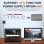Estación de energía Tallpower V2400 2160Wh 13 puertos LiFePO4 Pantalla LCD UPS