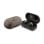 Auriculares Guess TWS polipiel 4G ENC sem fios com estojo de carregamento castanho