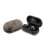 Auriculares Guess TWS polipiel 4G ENC sem fios com estojo de carregamento castanho
