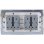 Interrupteur oscillant Schneider Electric GU1442WPW blanc acier inoxydable